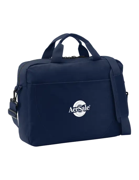Access River Blue Navy Briefcase w/AerSale Logo