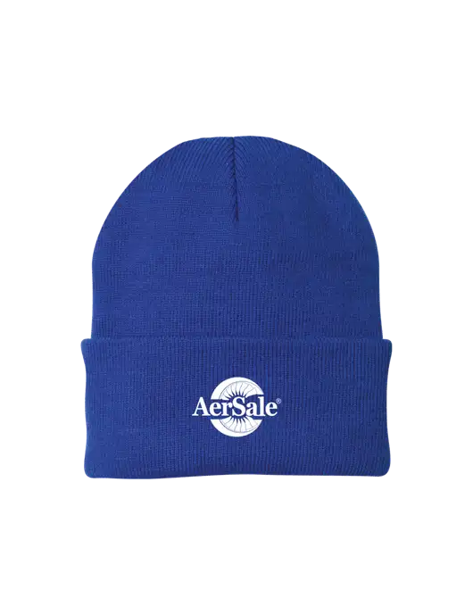 Royal Knit Cap w/AerSale Logo