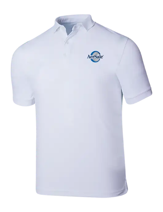 Callaway Ottoman Bright White Polo w/AerSale Logo