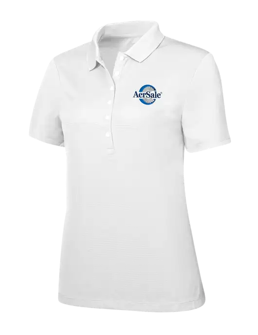 Callaway Womens Ottoman Bright White Polo w/AerSale Logo