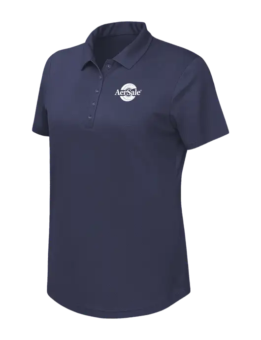 Callaway Womens Birdseye Navy Polo w/AerSale Logo