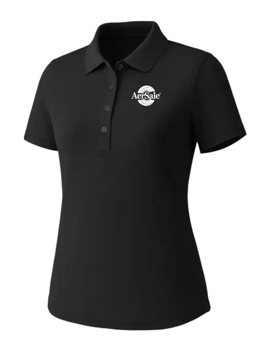 Callaway Womens Core Black Performance Polo w/AerSale Logo