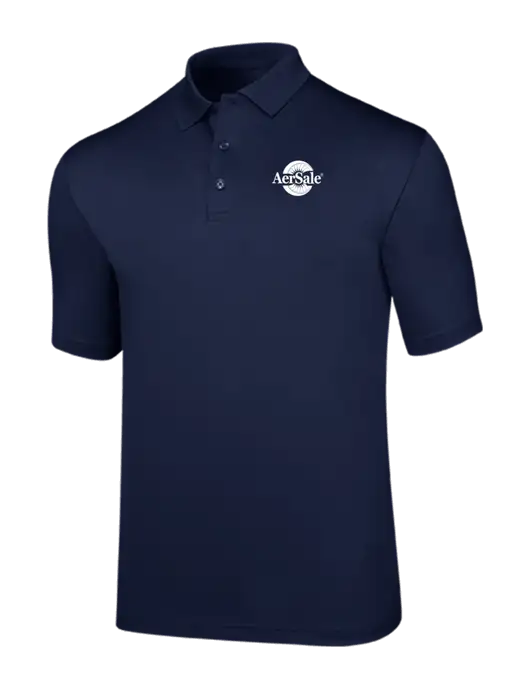 Callaway Opti-Dri Navy Chev Polo w/AerSale Logo