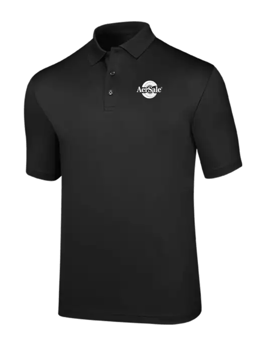 Callaway Opti-Dri Black Chev Polo w/AerSale Logo