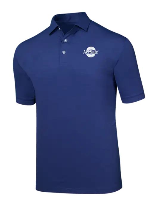 Callaway Navy Fashion Tonal Polo w/AerSale Logo