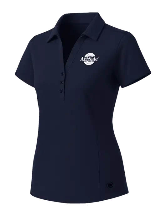 OGIO Womens Navy ONYX Polo w/AerSale Logo
