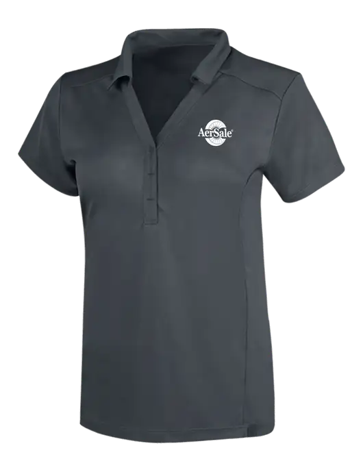 OGIO Dark Grey Womens Framework Polo w/AerSale Logo