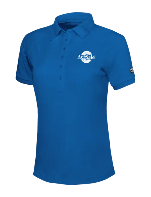 OGIO Womens Royal Blue Jewel Polo w/AerSale Logo