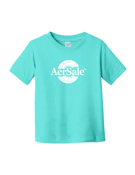 Rabbit Skins Carribean Toddler Fine Jersey Tee w/AerSale Logo