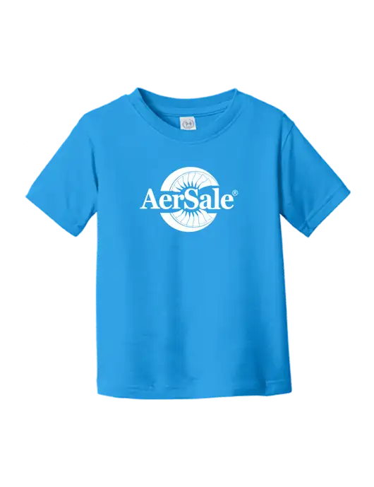 Rabbit Skins Cobalt Toddler Fine Jersey Tee w/AerSale Logo