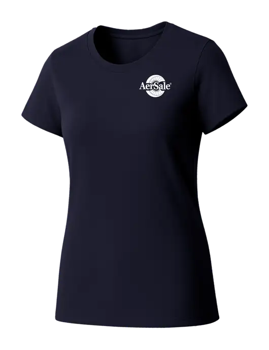 Womens Seriously Soft New Navy T-Shirt w/AerSale Logo