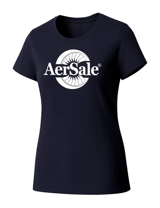 Womens Seriously Soft New Navy T-Shirt w/AerSale Logo