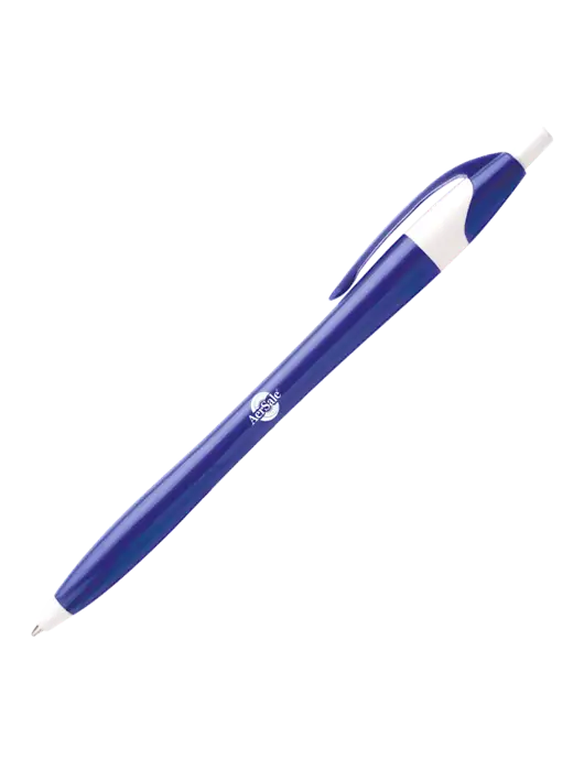 Novella Royal/White Executive Pen - Blue Ink w/AerSale Logo