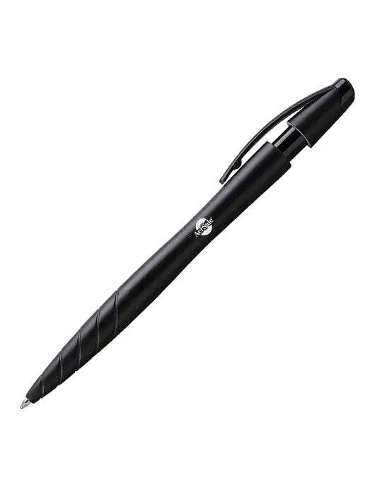 Awali Black Metallic Pen - Black Ink w/AerSale Logo