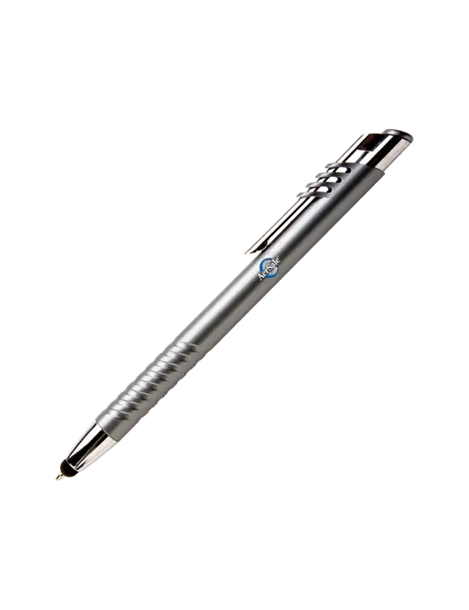 Schirhart Grey Stylus Pen - Blue Ink w/AerSale Logo