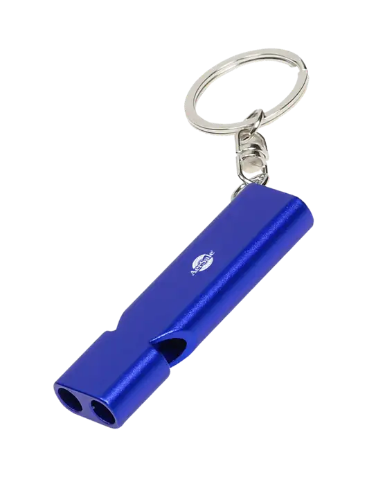 Quick Alert Blue Safety Whistle w/AerSale Logo