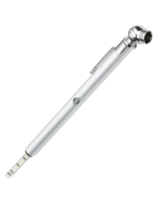 Quick View Silver Tire Gauge w/AerSale Logo