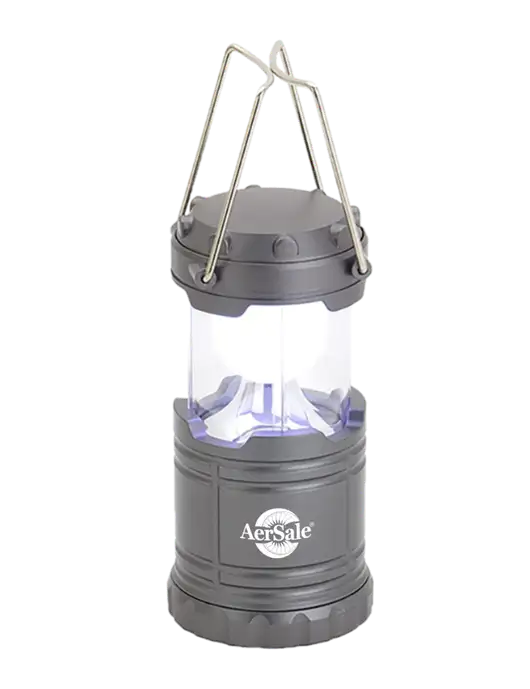 Gunmetal Mini Retro Lantern w/AerSale Logo