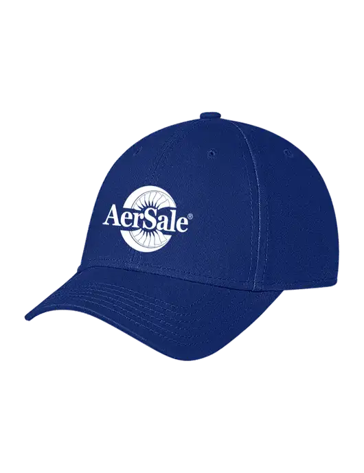 Royal Structured Soft Snap Closure Hook & Loop Cap w/AerSale Logo