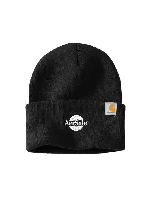 Carhartt Black Watch Cap 2.0 w/AerSale Logo