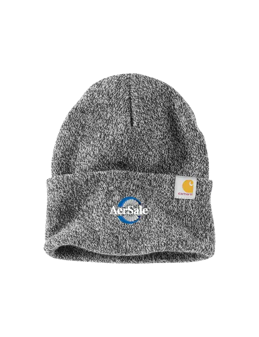 Carhartt Medium Grey Heather Watch Cap 2.0 w/AerSale Logo