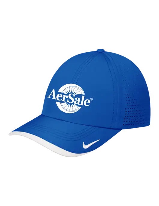 Nike Royal/White Dri-FIT Perforated Performance Cap w/AerSale Logo