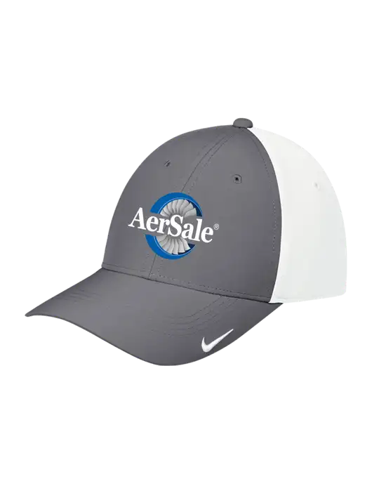 Nike Dark Grey/White Dri-FIT Legacy Cap w/AerSale Logo