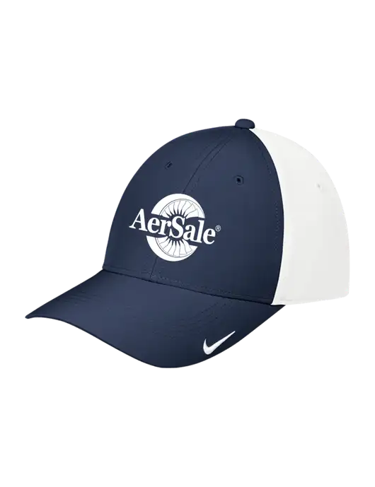 Nike Navy/White Dri-FIT Legacy Cap w/AerSale Logo