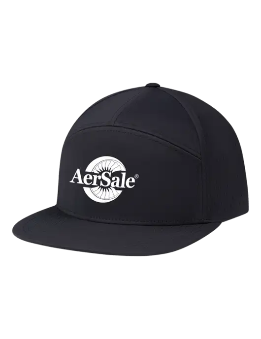 Richardson Black Cannon Cap w/AerSale Logo