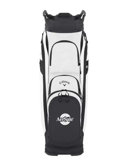 Callaway Org 14 Very Light Grey Camo/White Cart Golf Bag  w/AerSale Logo