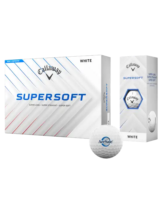 Callaway Supersoft Golf Balls 12/pk w/AerSale Logo