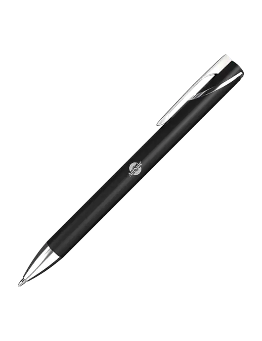 Black/Chrome HyperNova Ballpoint Pen - Black Ink w/AerSale Logo