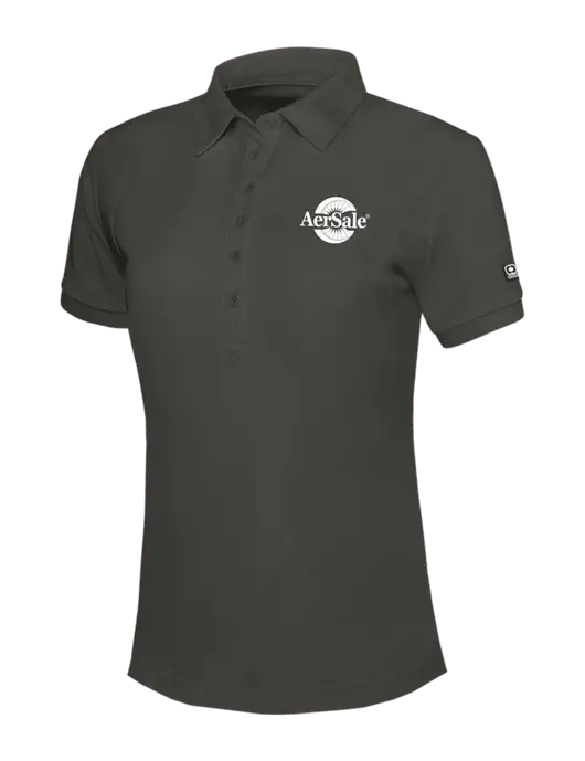 OGIO Womens Dark Grey Jewel Polo w/AerSale Logo