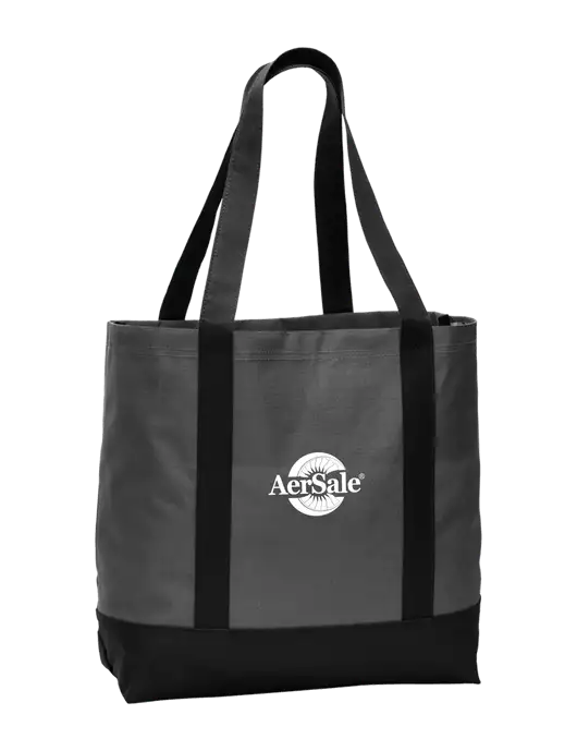 Carryall Charcoal/Black Day Tote Dark w/AerSale Logo